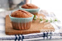 Μάφινς (muffins) με μπαχαρικά και αμύγδαλα